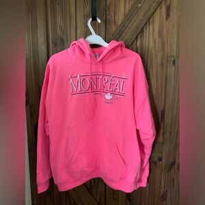 Montreal Neon Pink Hoodie XL